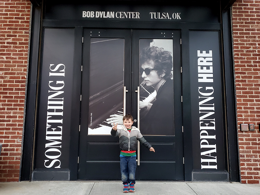 Window Graphics Tulsa Bob Dylan Center
