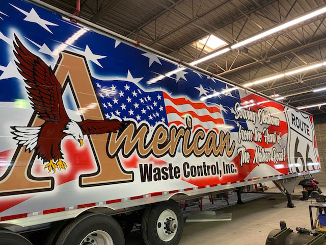 semi-truck vinyl wrap Tulsa Oklahoma