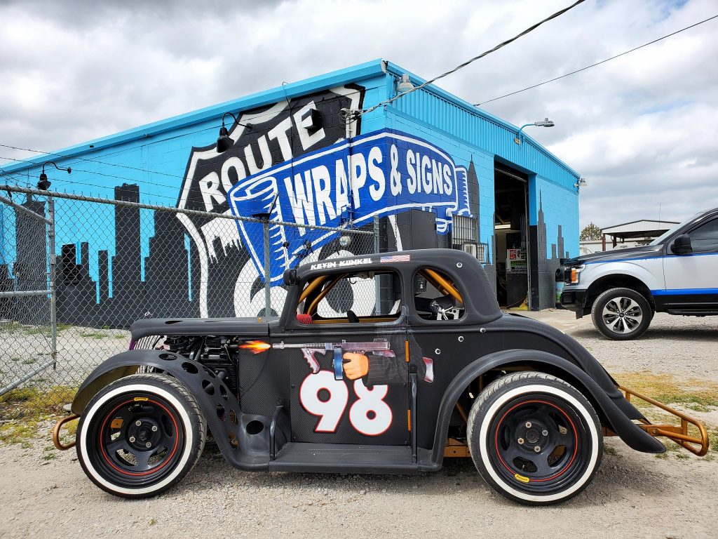 Race Car Custom Graphics and Wrap Tulsa
