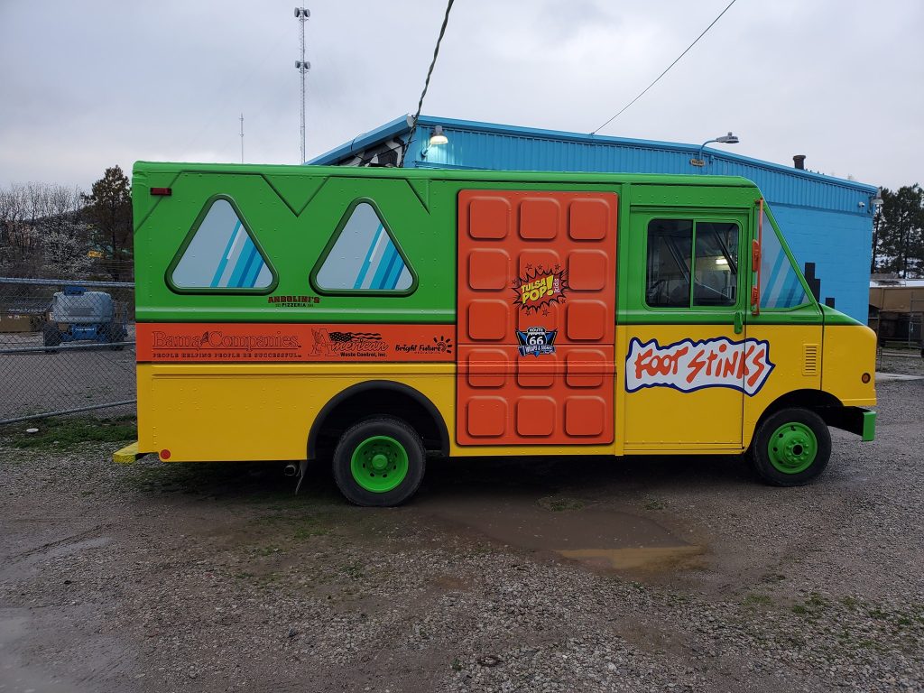 Teenage Mutant Ninja Turtle Custom Van wrap Tulsa